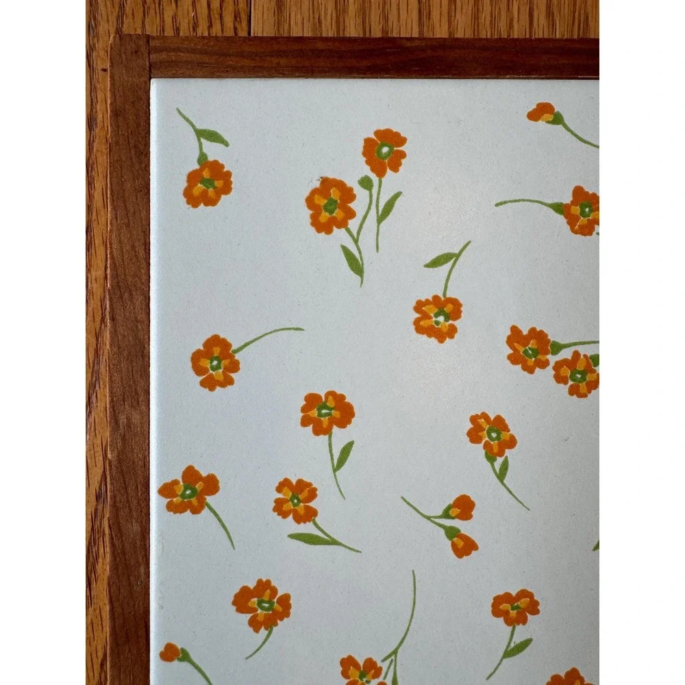 Vintage Floral Trivet – Cottagecore Kitchen Decor – Functional Farmhouse Cooking